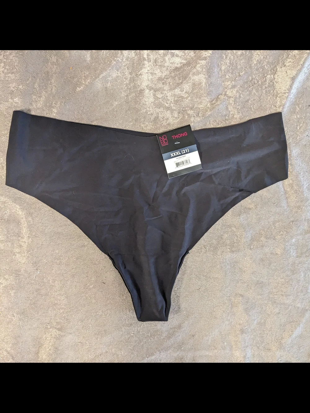 No Boundaries Women's 6-Pack Seamless Thong Panties - Size XXL (21)